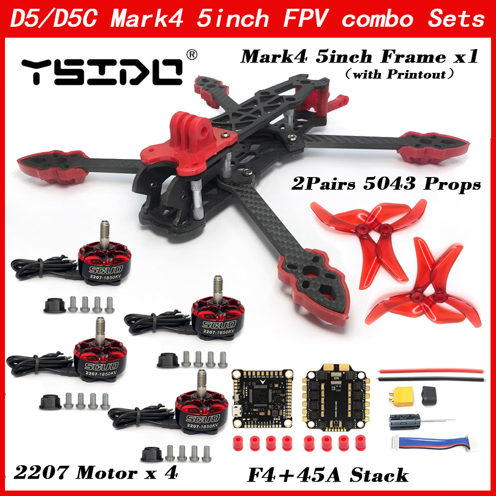 Drone Kit Vtol - Mark4 5inch D5 D5C FPV Wheelbase
