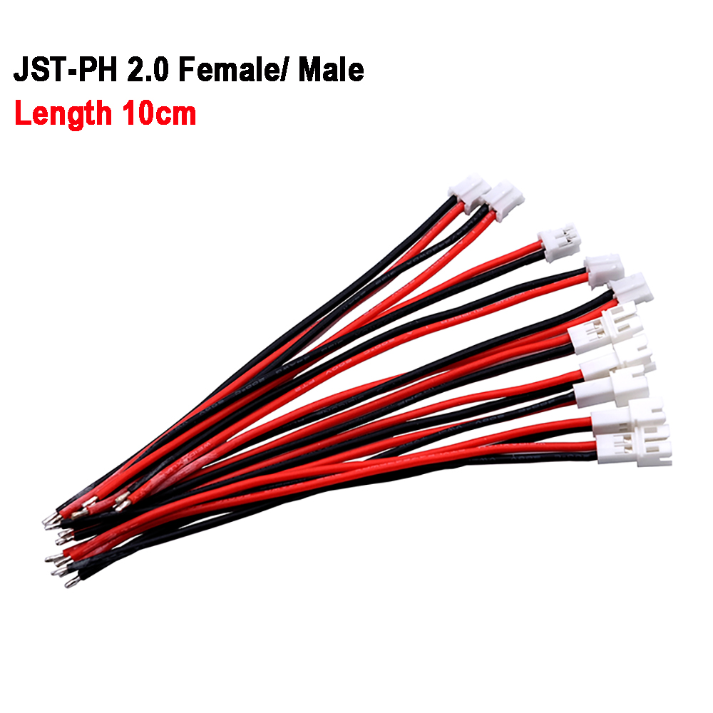 Drone Kit Vtol - 10Pcs 5Cm 24AWG Tiny Whoop JST-PH