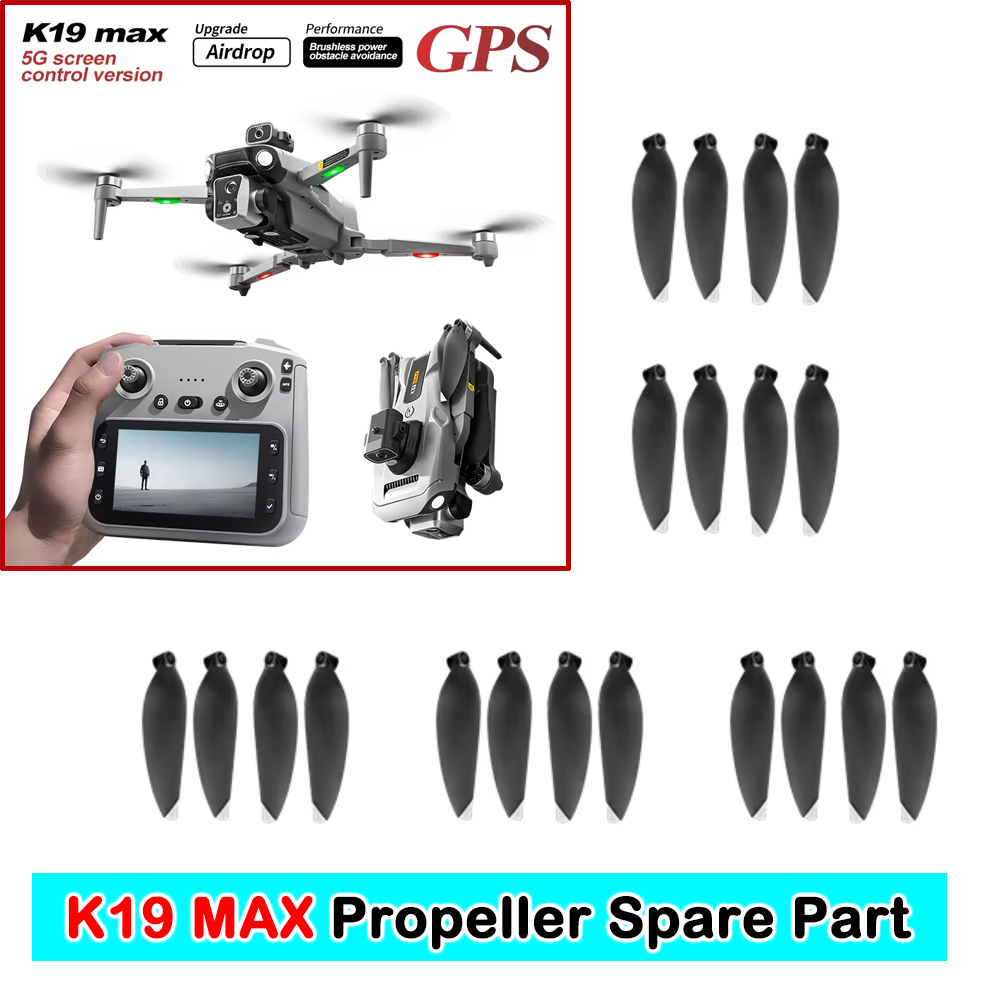 Drone Kit Beginner - K19 Max GPS Drone Borstelloze Quadcopter