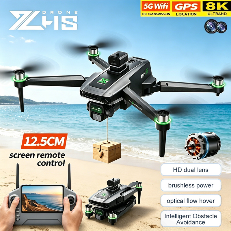 Drone Kit Tricopter - Professionele ZH8 Afstandsbediening Minidrone 8K FVP