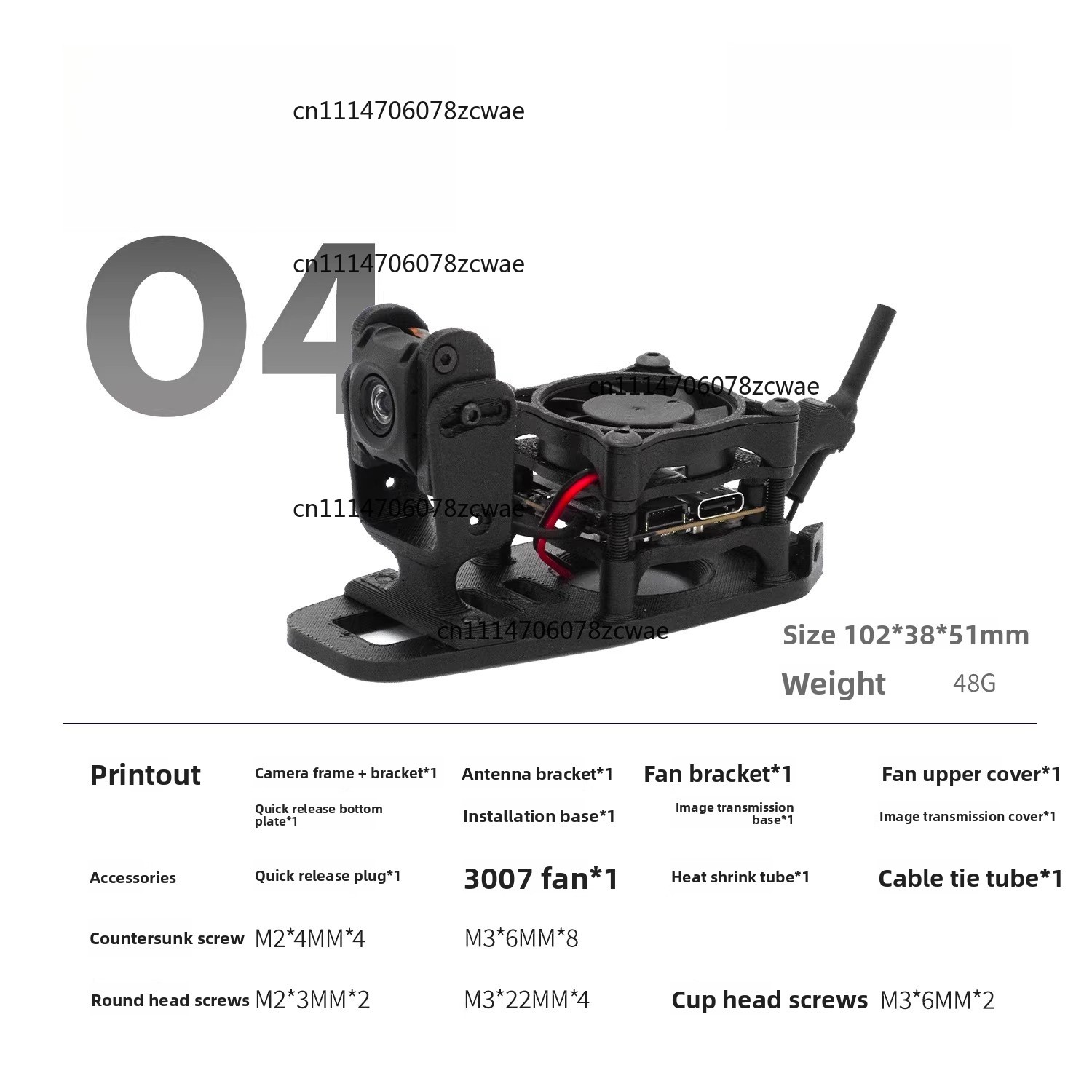 ZOCI-O3 O4 HD Transmissie Koel - Drone Kit Racing recensie en prijs