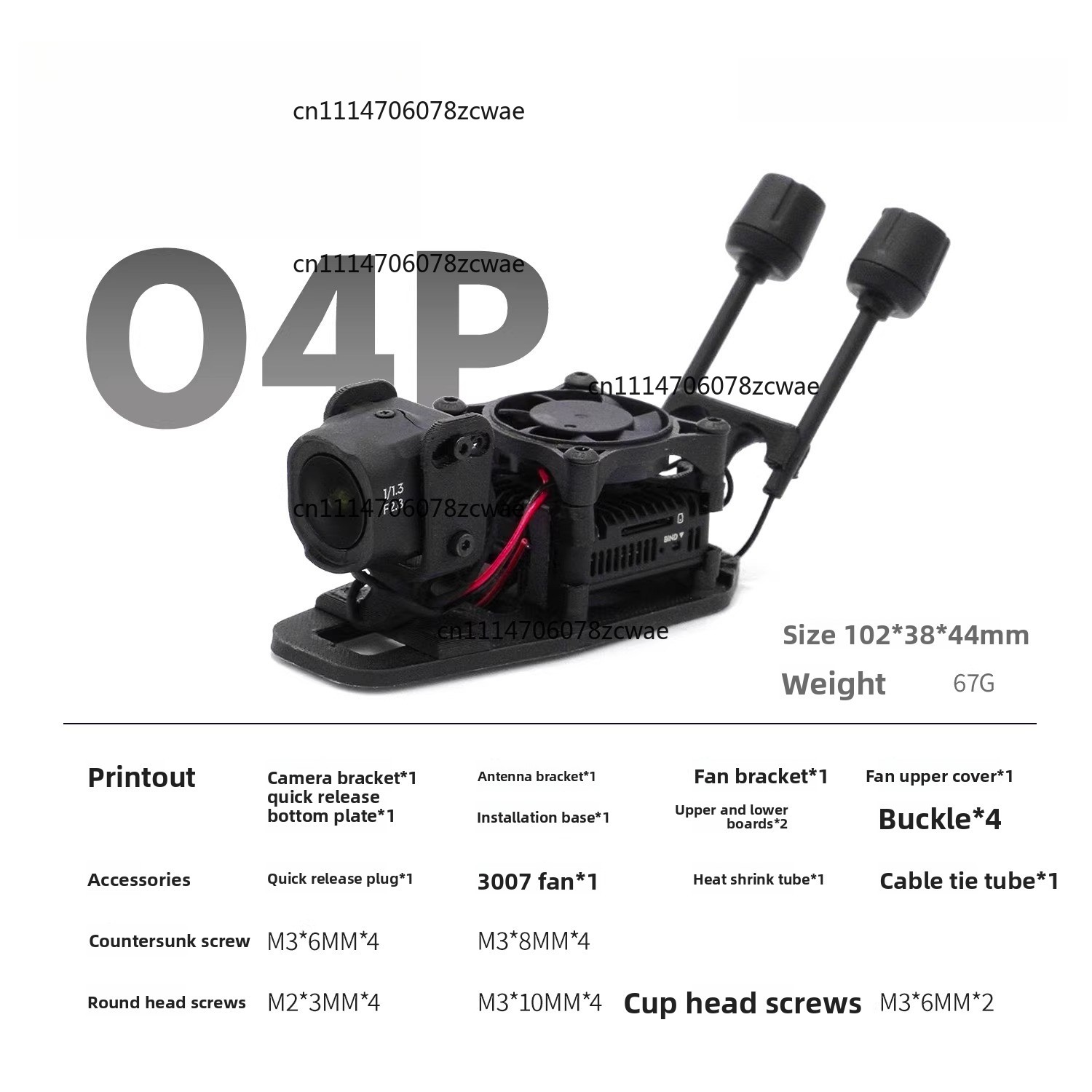 ZOCI-O3 O4 HD Transmissie Koel - Drone Kit Racing recensie en prijs