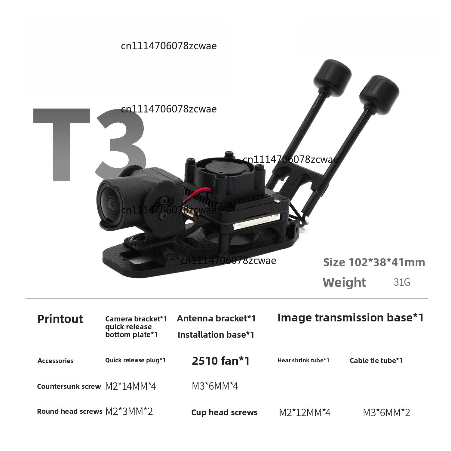 ZOCI-O3 O4 HD Transmissie Koel - Drone Kit Racing recensie en prijs