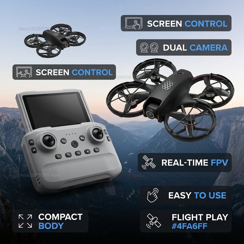 2026 NIEUWE M5 Vliegtuig Lucht - Drone Kit Tricopter recensie en prijs